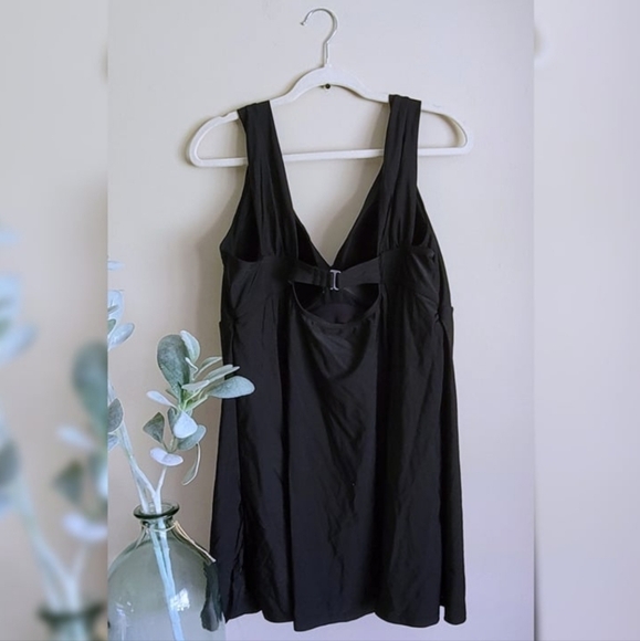 Swimsuits For All Little Black Swim Dress (20) - Picture 3 of 4